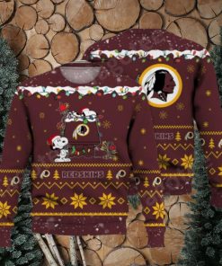 Washington Commanders RedSkins Snoopy Ugly Christmas Sweaters