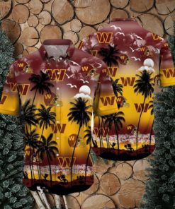 Washington Commanders Tropical Hawaiian Shirt