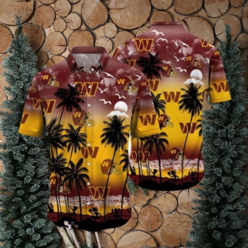 Washington Commanders Tropical Hawaiian Shirt