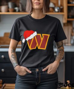 Washington Commanders logo Santa Hat Christmas 2023 Shirt