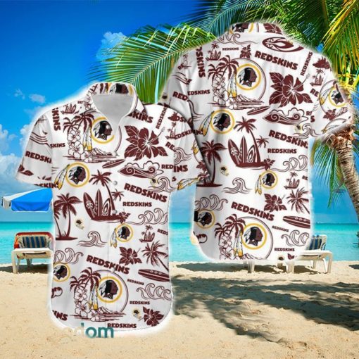 Washington Football Team Exotic Hawaiian Shirt And Short For Men Gift, Short Beach For Family Christmas