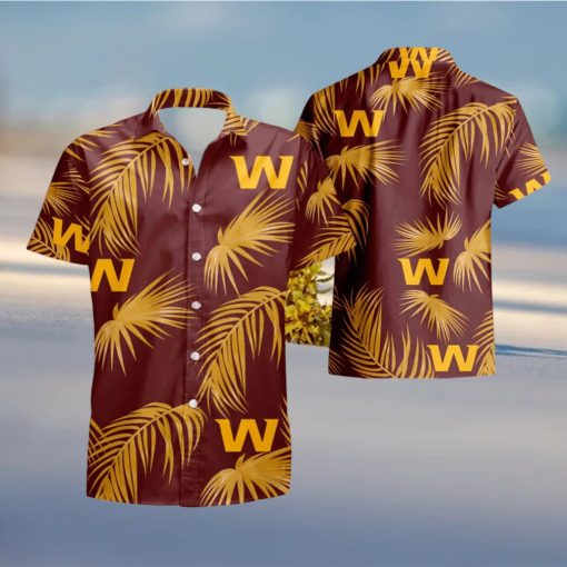 Washington Football Team Flower Set 3D Hawaiian Shirt And Short Gift For Men And Women