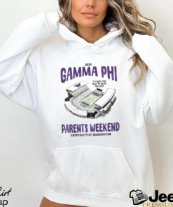 Washington Huskies 2023 Gamma Phi Parents Weekend University Of Washington T Shirt