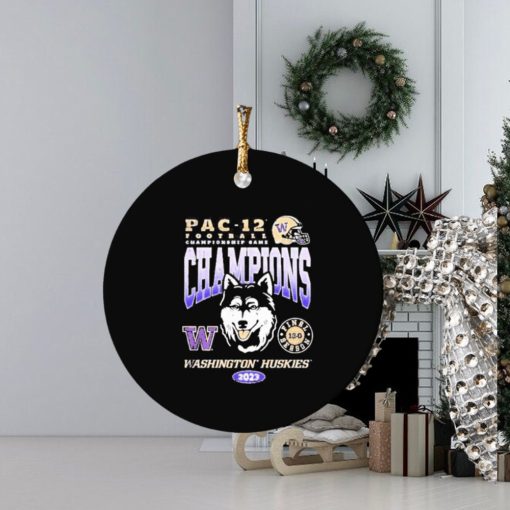 Washington Huskies 2023 Pac 12 Championship Game Champions Final Season 13 0 Ornament