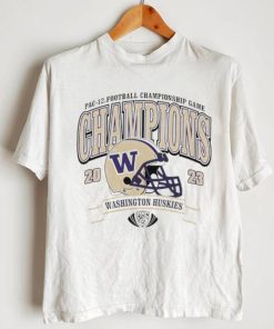 Washington Huskies 2023 Pac 12 Football Conference Champions helmet shirt