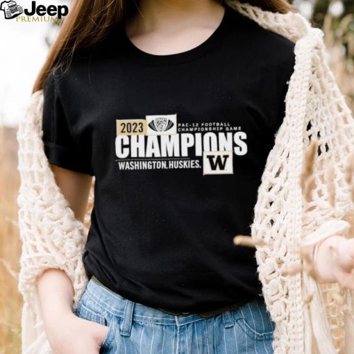 Washington Huskies 2023 Pac 12 Football Conference Champions shirt