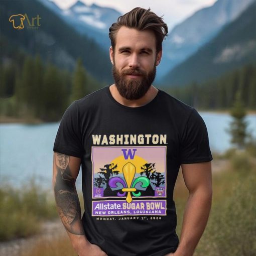 Washington Huskies College Football Playoff 2024 Sugar Bowl Tee Shirt