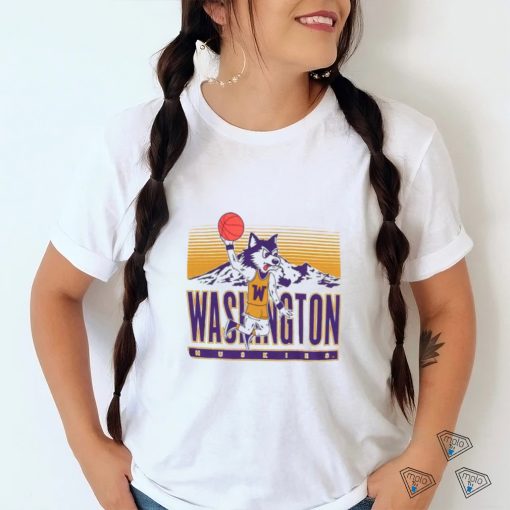 Washington Huskies Dunking Mascot T Shirt