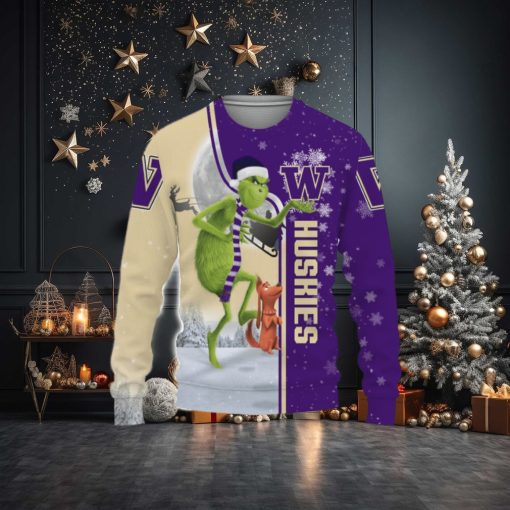 Washington Huskies Funny Grinch Ugly