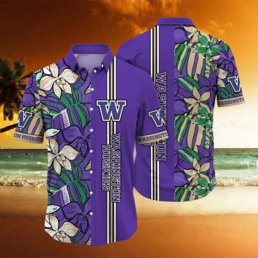 Washington Huskies NCAA Hawaiian Shirt Beach Balls Aloha Shirt