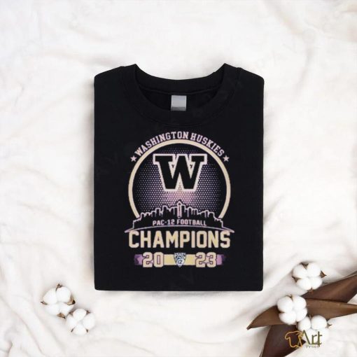 Washington Huskies Skyline PAC 12 Football Champions 2023 Shirt