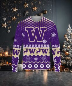 Washington Huskies Snowflake Pattern