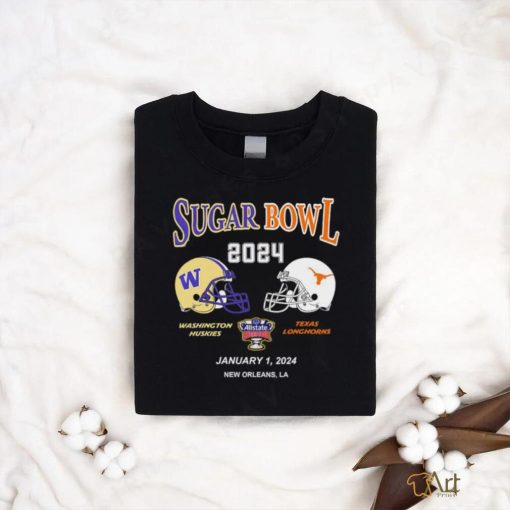 Washington Huskies vs Texas Longhorns Sugar Bowl 2024 january 1 2024 New Orleans LA head to head shirt