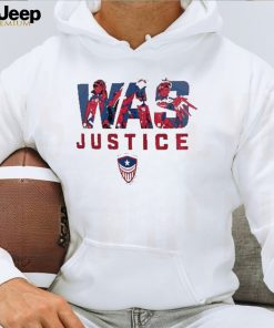 Washington Justice Fanatics Branded City Hero Long Sleeve T Shirt