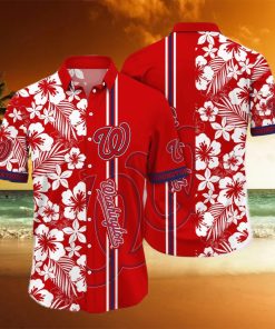 Washington Nationals MLB Flower Hawaiian Shirt For Men Women Special Gift For Fans