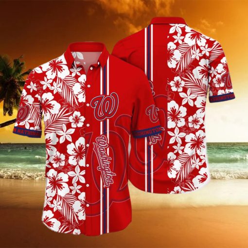 Washington Nationals MLB Flower Hawaiian Shirt For Men Women Special Gift For Fans