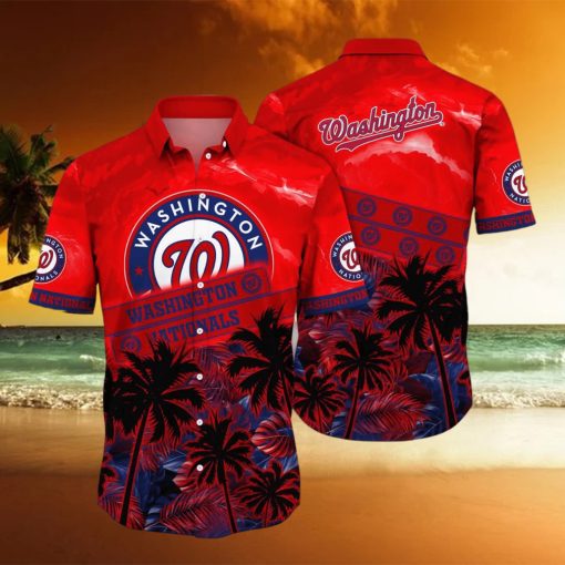 Washington Nationals MLB Flower Hawaiian Shirt Style Gift For Fans