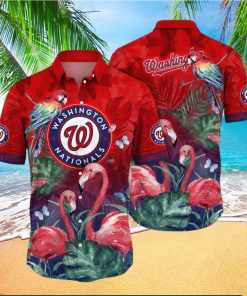 Washington Nationals MLB Flower Hawaiian Shirt Unique Gift For Men Women Fans hawaiian shirt