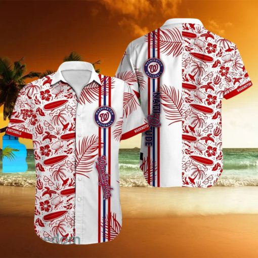 Washington Nationals MLB Funny Beach Pattern Hawaiian Shirt