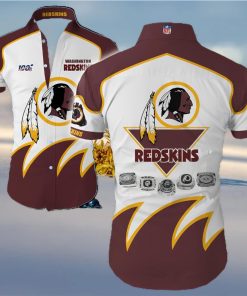 Washington Redskins Big Logo Hawaiian Summer Beach Shirt Full Print