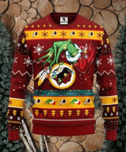 Washington Redskins Grinch Christmas Ugly Sweater