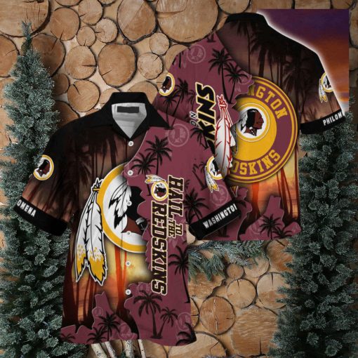 Washington Redskins NFL Customized Summer Hawaii Shirt For Sports Enthusiasts