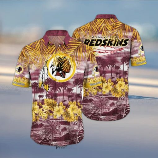 Washington Redskins NFL Hawaiian Shirt Style Tropical Pattern Summer For Awesome Fans Hot Trend 2023