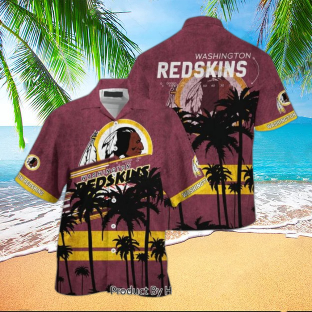 BEST NFL Washington Redskins Hawaiian Shirt Graphic American Flag Print  This Summer Gift For Fans Hot