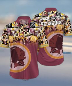 Washington Redskins NFL Hawaiian Shirt Trends Summer Short Sleeve Button Down Shirt For Sports Fans Hot Trend 2023