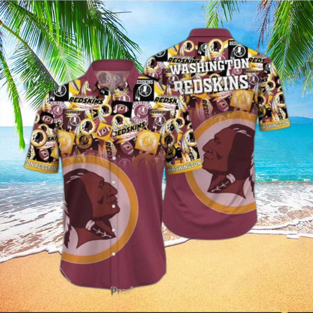 Washington Redskins Summer Hawaiian Shirt And Shorts - Banantees