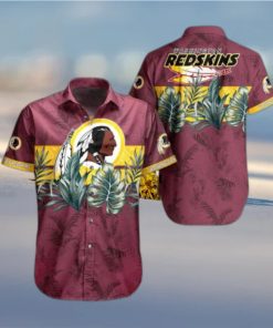 Washington Redskins NFL Hawaiian Shirt Tropical Pattern Graphic Gift For Fan NFL Enthusiast Hot Trend 2023