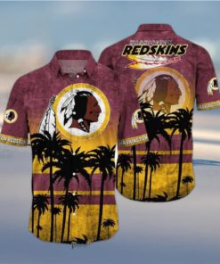 Washington Redskins NFL Hawaiian Shirt Tropical Pattern Graphic New Collection Summer Gift For Fan NFL Hot Trend 2023