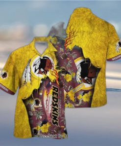Washington Redskins NFL Hawaiian Shirt Tropical Print Sumer Gift For Fans Hot Trend 2023