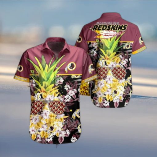 Washington Redskins NFL Tropical Pattern Pineapple Design Hawaiian Shirt New Trending For Men Women Hot Trend 2023