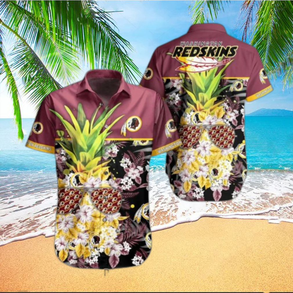 NEW FASHION 2023 Washington Redskins Hawaiian Shirts tropical island  personalized