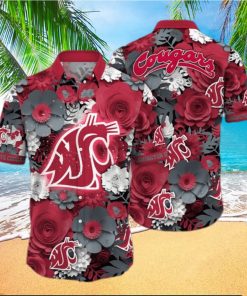 Washington State Cougars NCAA Flower Hawaii Shirt