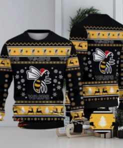 Wasps RFC 3D Ugly Christmas Sweater For Men And Women Sport Fans