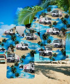 Waste Management Veolia UK Hawaiian Shirt Summner Vacation Shirt