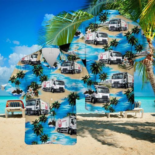 Waste Management Veolia UK Hawaiian Shirt Summner Vacation Shirt