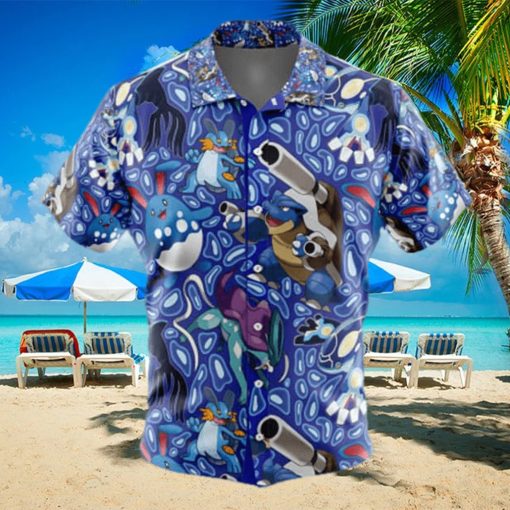 Water Pokemon Hawaiian Shirt Summer Gift For Friends