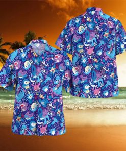 Water Pokemon Set 3D Hawaiian Shirt And Short Gift Beach