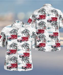 Waterford Connecticut Waterford Ambulance Service Hawaiian Shirt