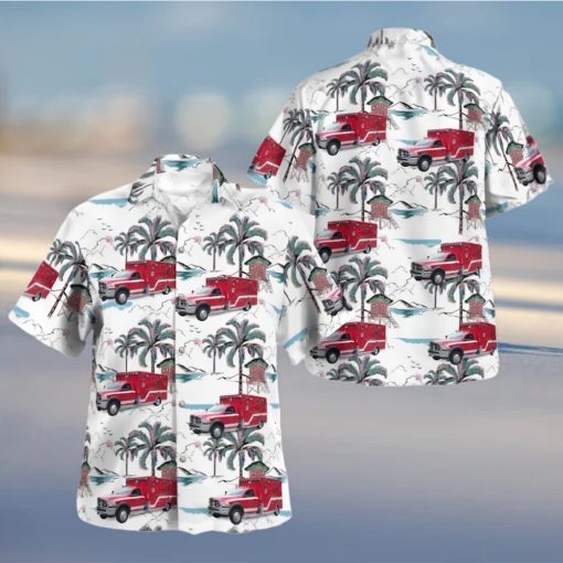 Waterford Connecticut Waterford Ambulance Service Hawaiian Shirt