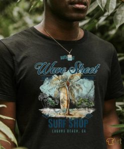 Wave Street Surf Shop Authentic Logo T Shirt T Shirt