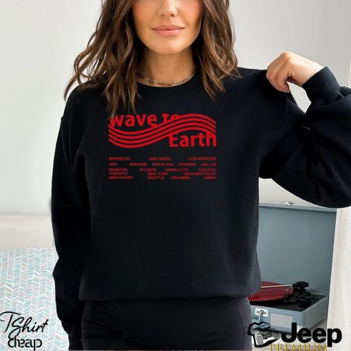 Wave To Earth North America Tour Hoodie 2023 Shirt Kpop Merch Unisex T Shirt