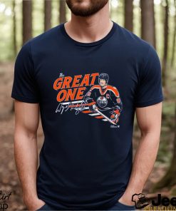 Wayne Gretzky The Great One Signature Shirt