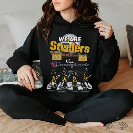 We Are Steelers The Champions Signatures T Shirt