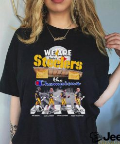 We are Steelers the Champions Abbey Road signatures shirt