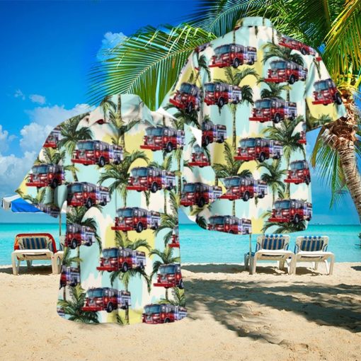 Webster, New York, West Webster Fire Department Hawaiian Shirt