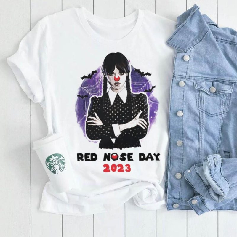 Wednesday Adams Red nose day 2023 shirt